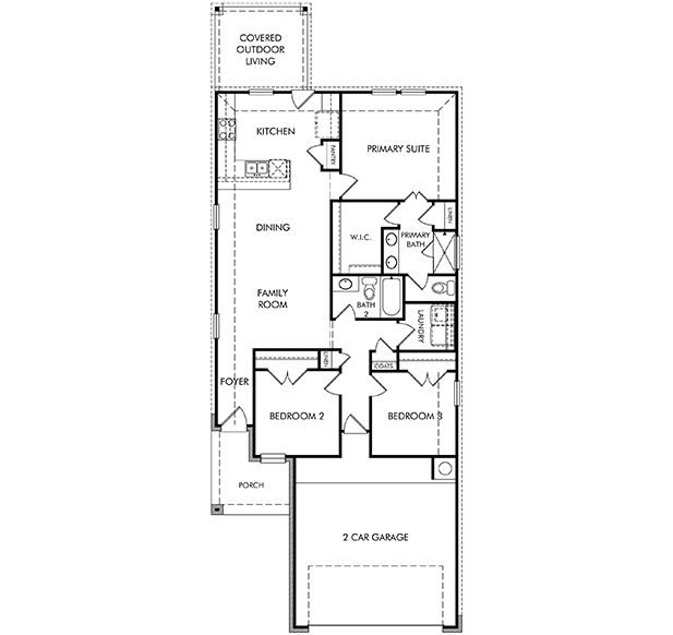 The Teton (320) - Turner's Crossing - Americana Collection: Buda, Texas - Meritage Homes