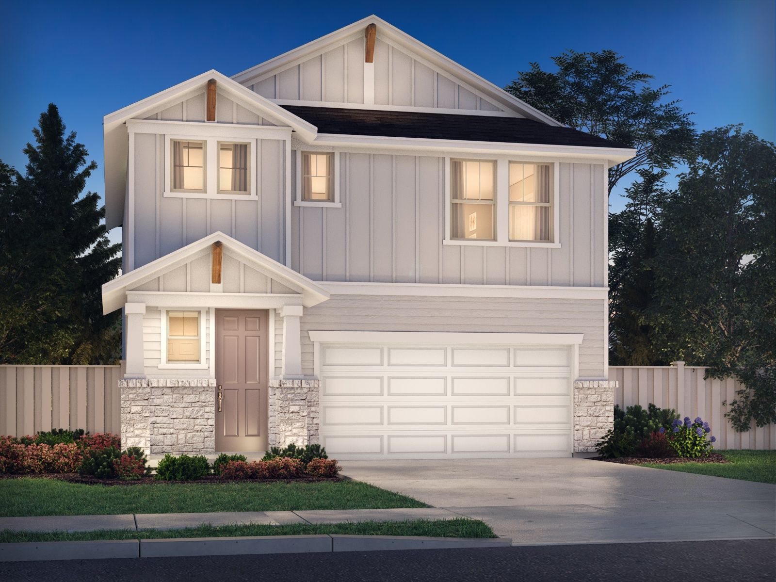 The Lassen (370) - Turner's Crossing - Americana Collection: Buda, Texas - Meritage Homes