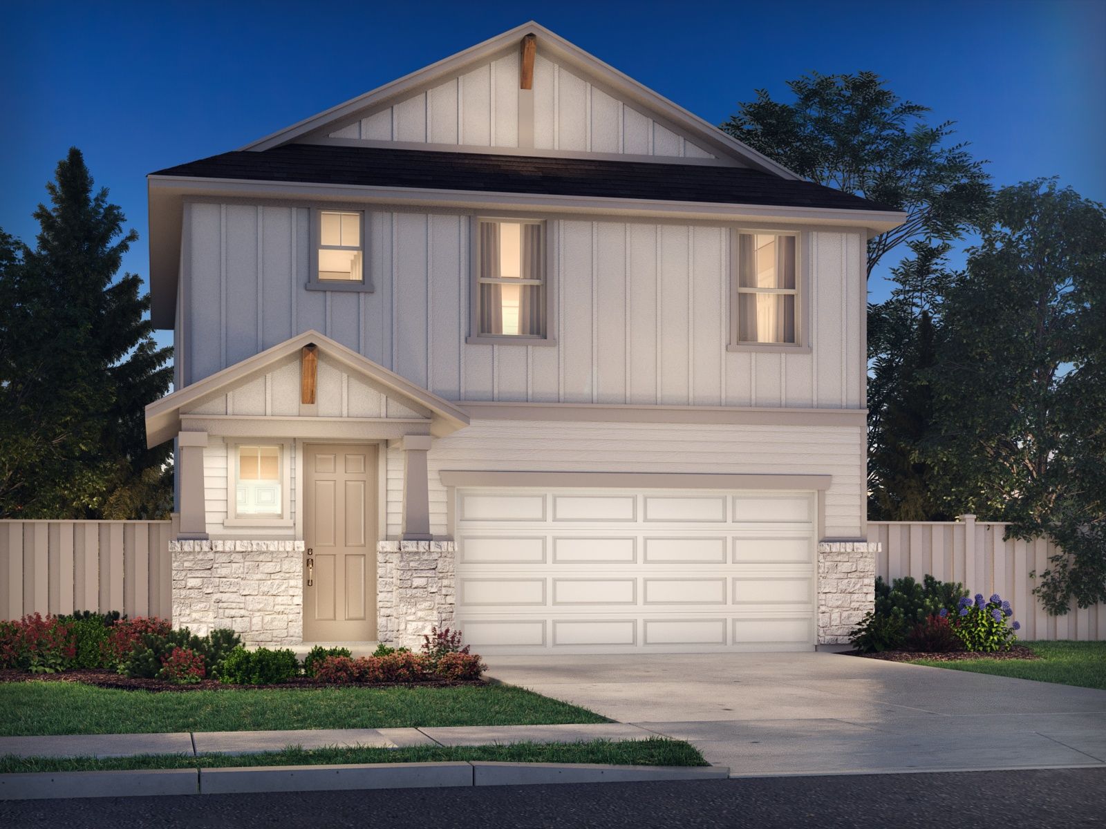The Bryce (375) - Turner's Crossing - Americana Collection: Buda, Texas - Meritage Homes