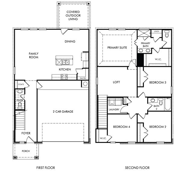 The Bryce (375) - Turner's Crossing - Americana Collection: Buda, Texas - Meritage Homes