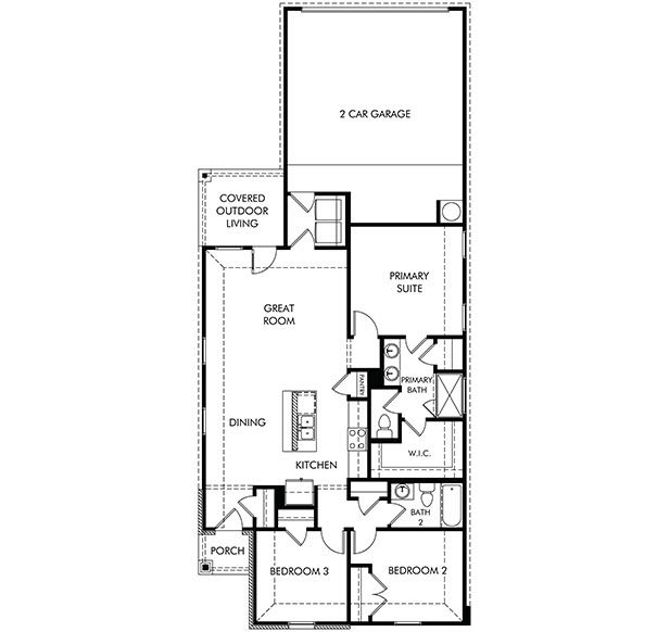The Boise (710) - Colony at Cole Springs - Arbor Collection: Buda, Texas - Meritage Homes