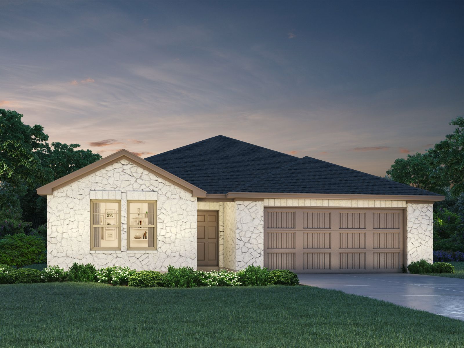 The Henderson (C404) - Butler Farms - Boulevard Collection: Liberty Hill, Texas - Meritage Homes
