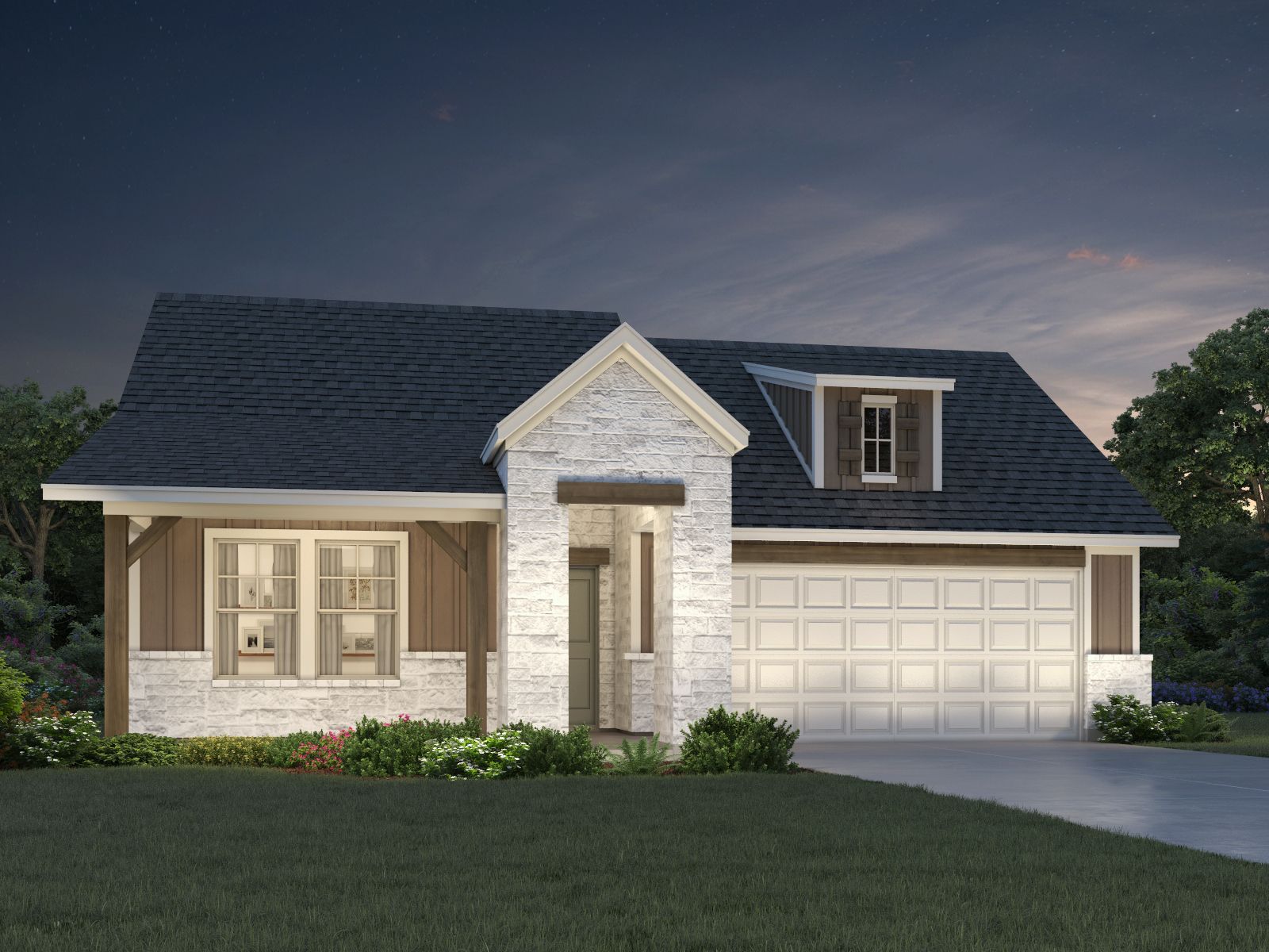 The Oleander (401) - Riverbend at Double Eagle - Boulevard Collection: Cedar Creek, Texas - Meritage Homes