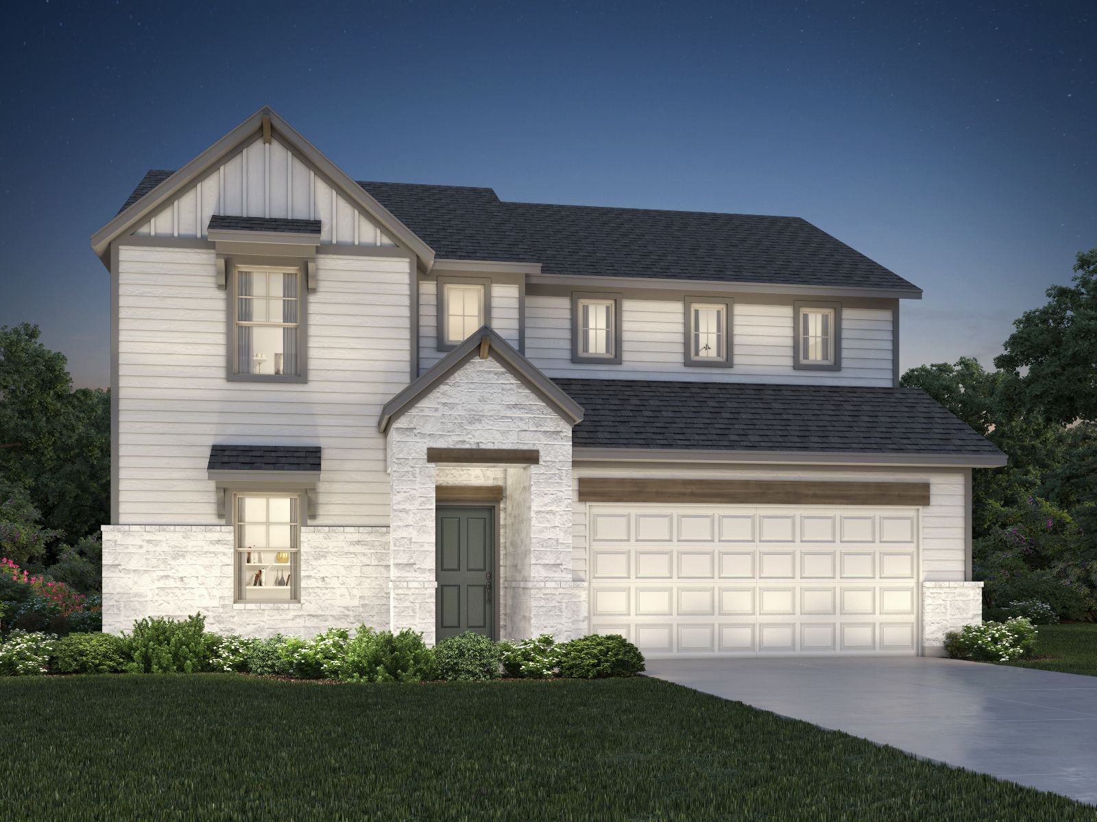 The Kessler (C454) - Butler Farms - Boulevard Collection: Liberty Hill, Texas - Meritage Homes