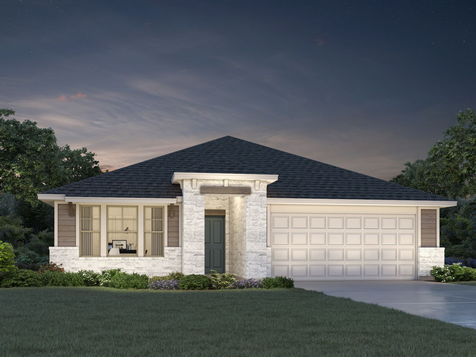 The Henderson (404) - Prairie Winds - Boulevard Collection: Hutto, Texas - Meritage Homes