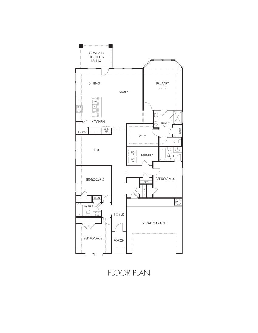The Henderson (404) - Riverbend at Double Eagle - Boulevard Collection: Cedar Creek, Texas - Meritage Homes