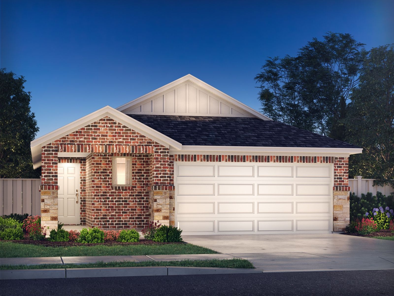 The Cascade (330) - Butler Farms - Americana Collection: Liberty Hill, Texas - Meritage Homes