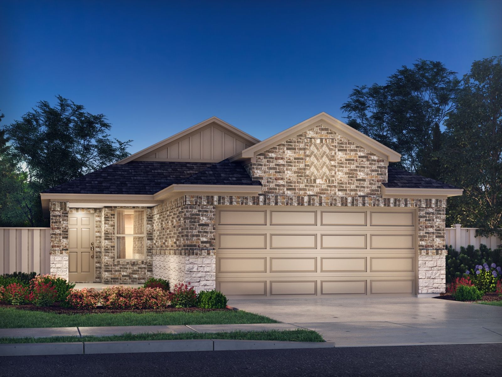 The Teton (320) - Butler Farms - Americana Collection: Liberty Hill, Texas - Meritage Homes