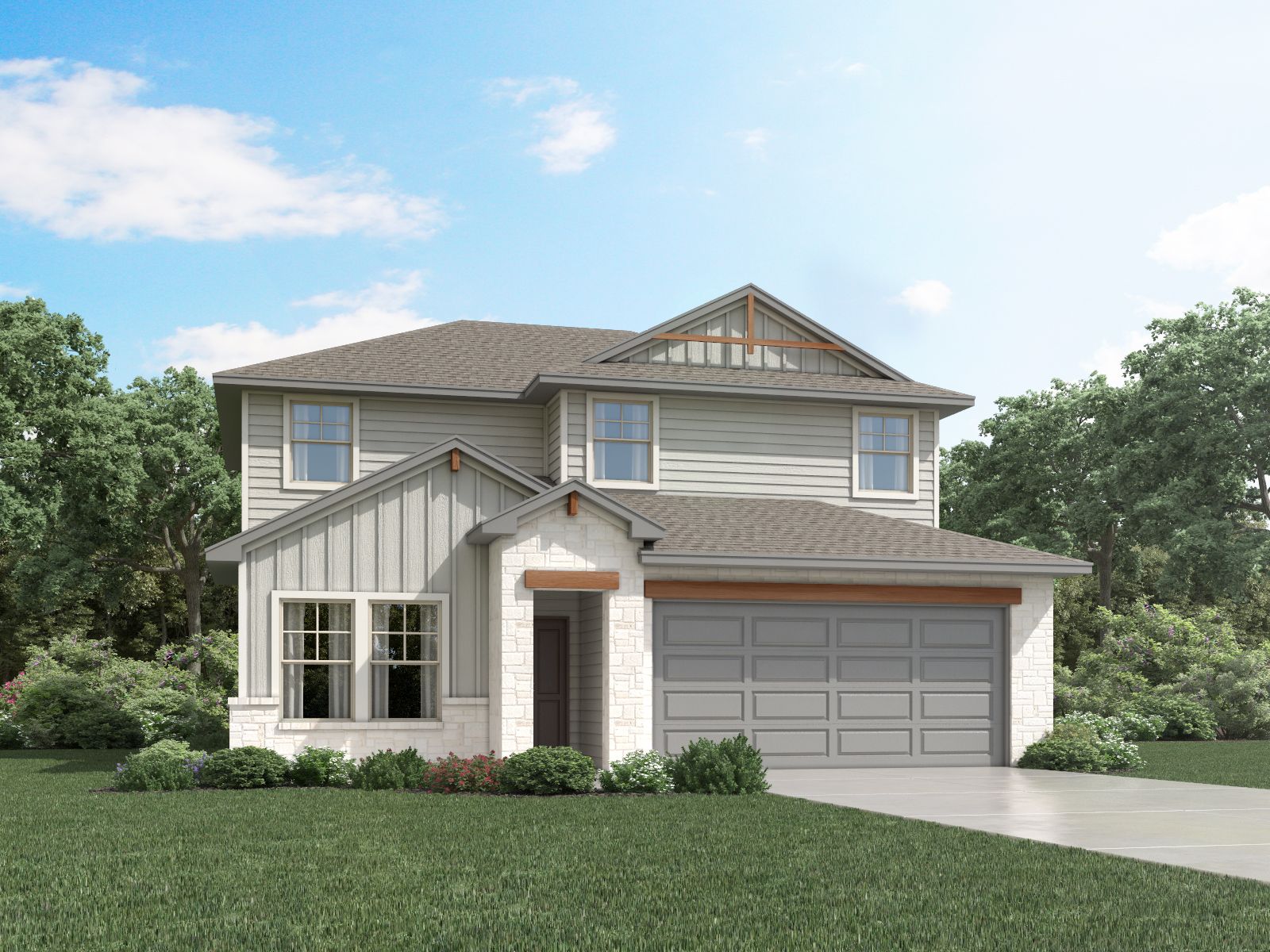 The Matador (870) - Eastern Wells: Jarrell, Texas - Meritage Homes