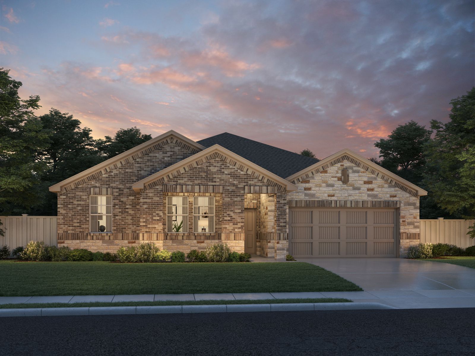 The Plymouth (C525) - Big Sky Ranch - Executive Collection: Dripping Springs, Texas - Meritage Homes