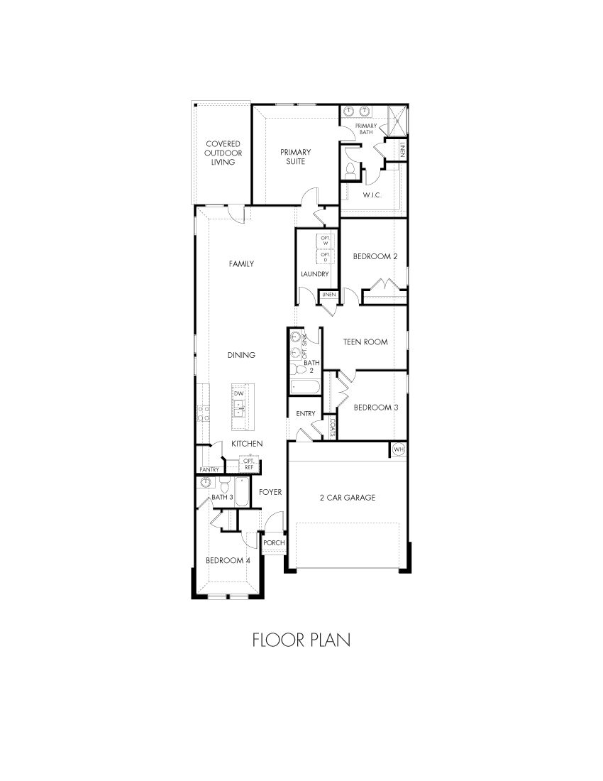 The Hughes (841) - Eastern Wells: Jarrell, Texas - Meritage Homes