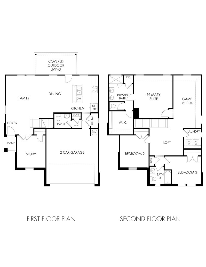 The Channing (850) - Lexington Parke: Del Valle, Texas - Meritage Homes
