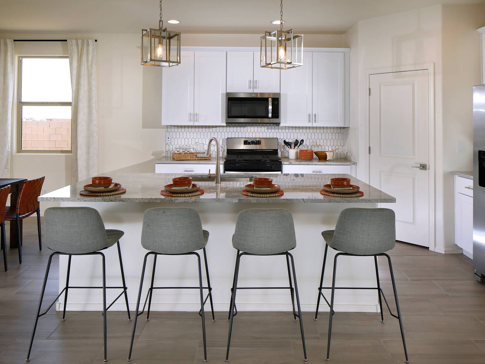 The 2110 floorplan modeled at Fieldstone at Gladden Farms in Tucson, AZ.