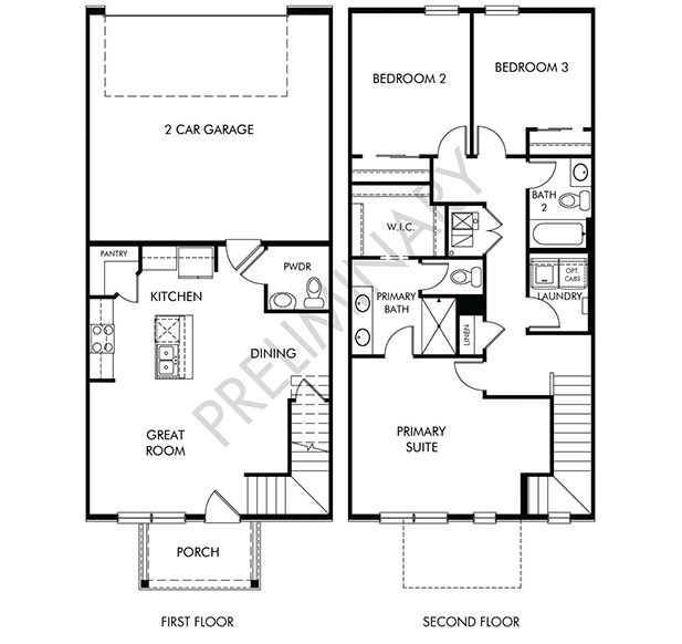The Willow - Horizon Uptown: The Meadow Collection: Aurora, Colorado - Meritage Homes