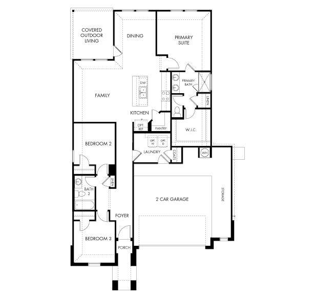 The Briscoe (820) - Waterstone Crossing: Kyle, Texas - Meritage Homes