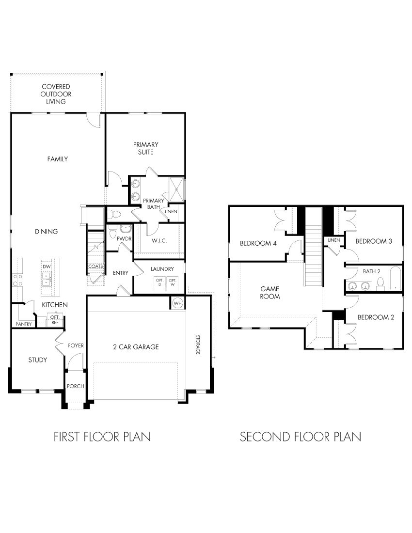 The Matador (870) - Waterstone Crossing: Kyle, Texas - Meritage Homes