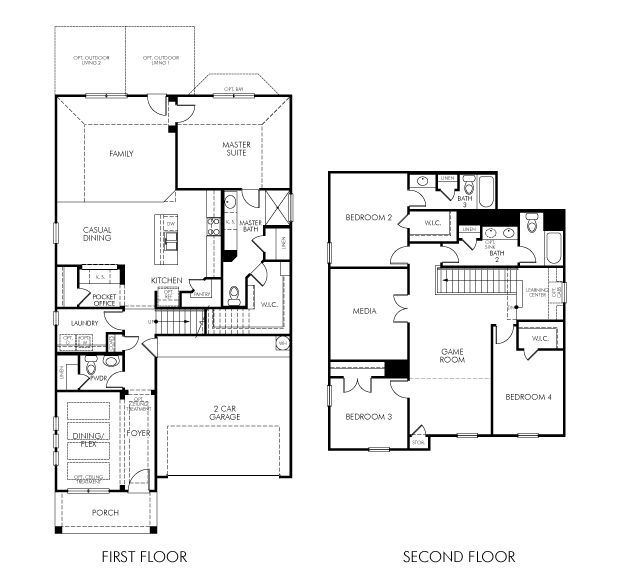San Jacinto (3007) - Thomas Pond: San Antonio, Texas - Meritage Homes