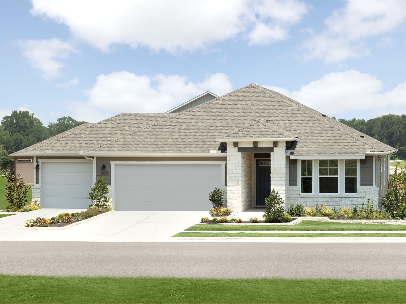 Riverbend at Double Eagle - Boulevard Collection por Meritage Homes en Austin Texas