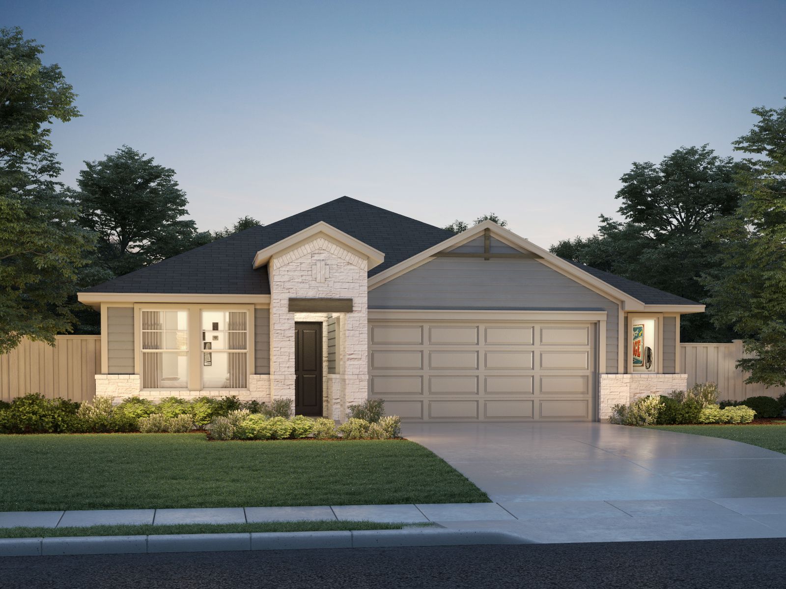 The Hughes (841) - Waterstone Crossing: Kyle, Texas - Meritage Homes