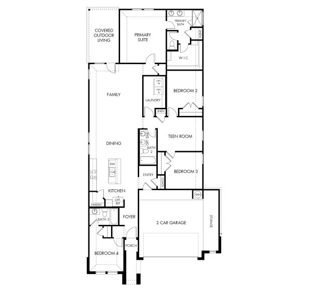 The Hughes (841) - Waterstone Crossing: Kyle, Texas - Meritage Homes