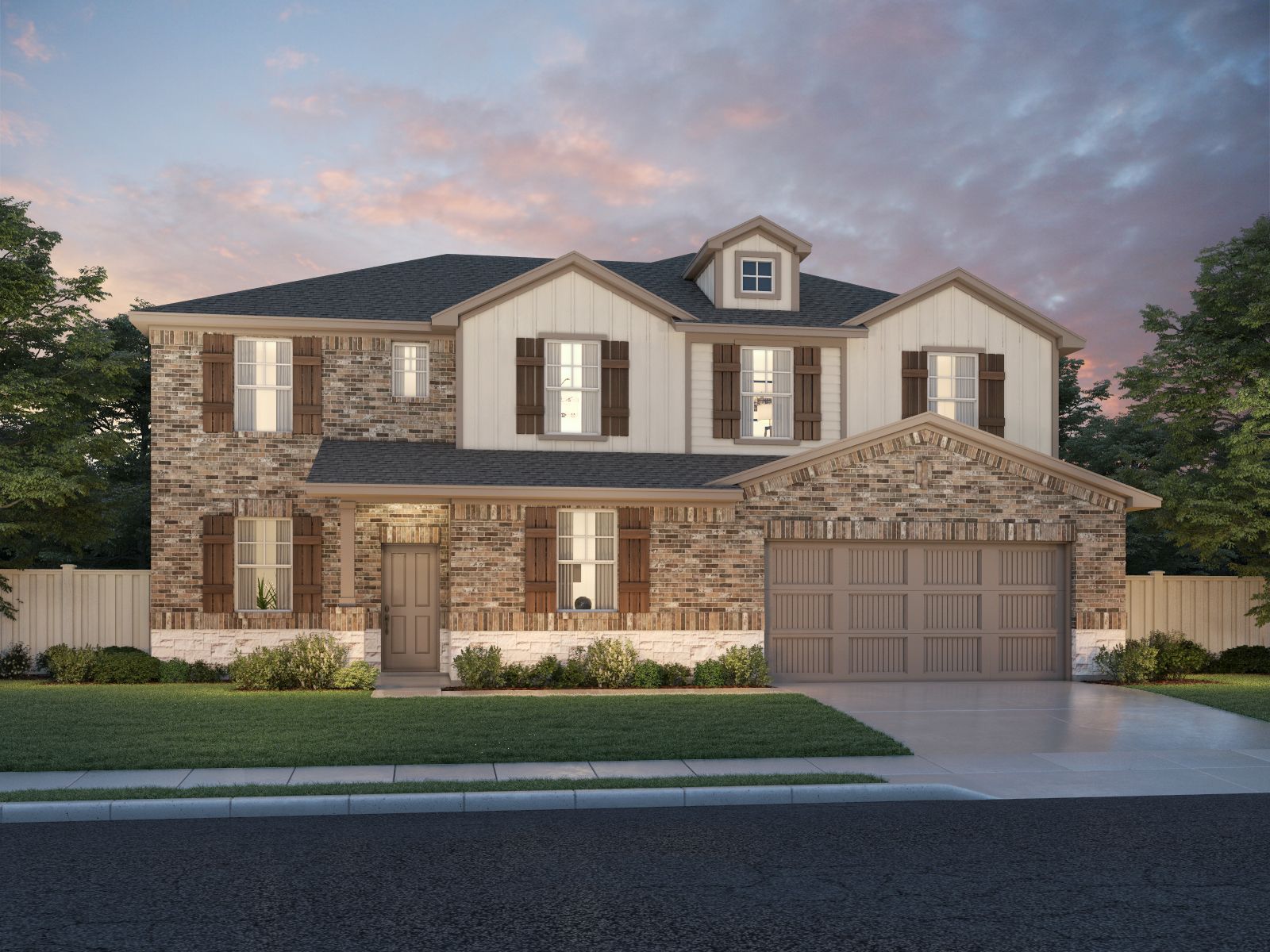 The Frontier (560) - Prairie Winds - Executive Collection: Hutto, Texas - Meritage Homes