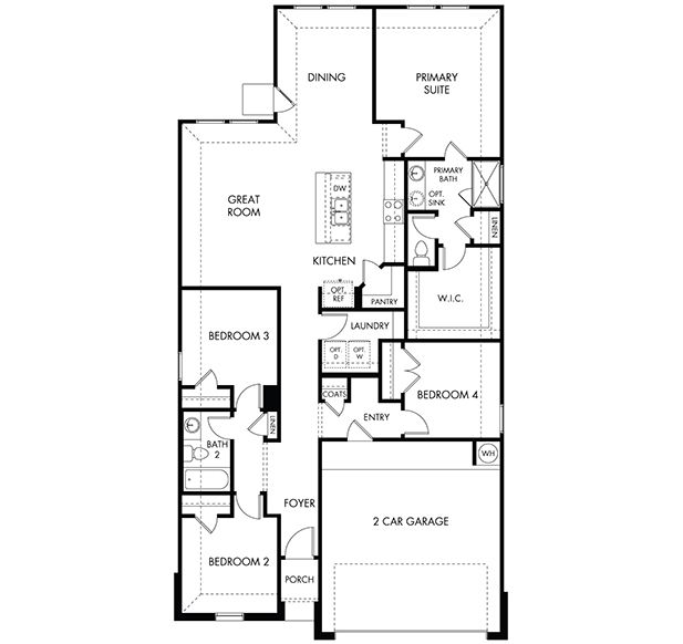 The Callaghan (830) - Stetson Ridge: Marion, Texas - Meritage Homes