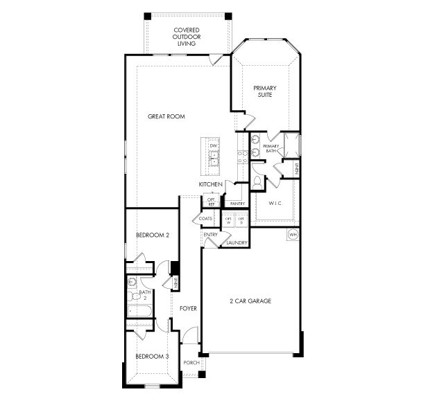 The Burnett (825) - Big Sky Ranch - Reserve Collection: Dripping Springs, Texas - Meritage Homes