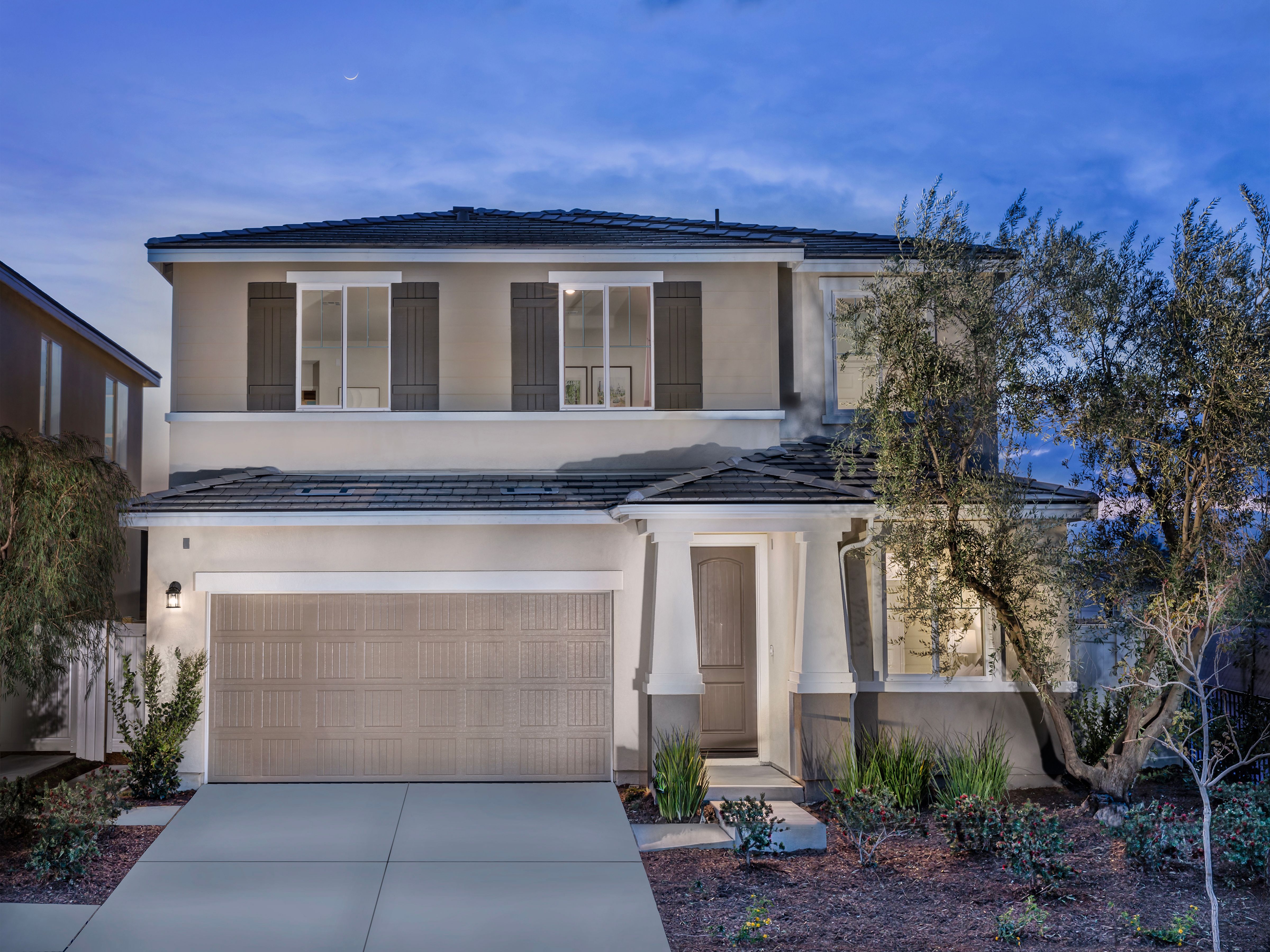 Alder at Live Oak por Meritage Homes en Riverside-San Bernardino California