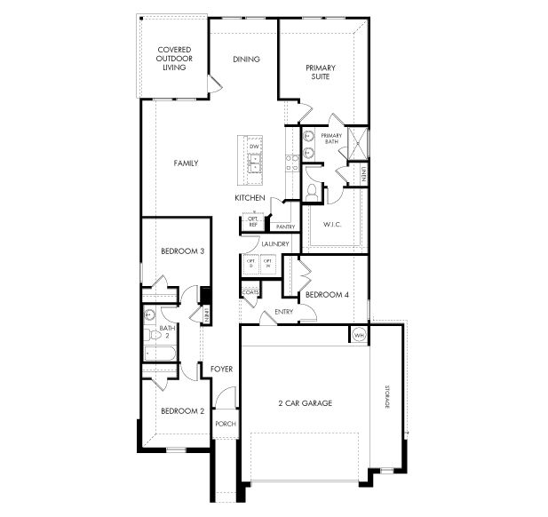 The Callaghan (830) - Waterstone Crossing: Kyle, Texas - Meritage Homes