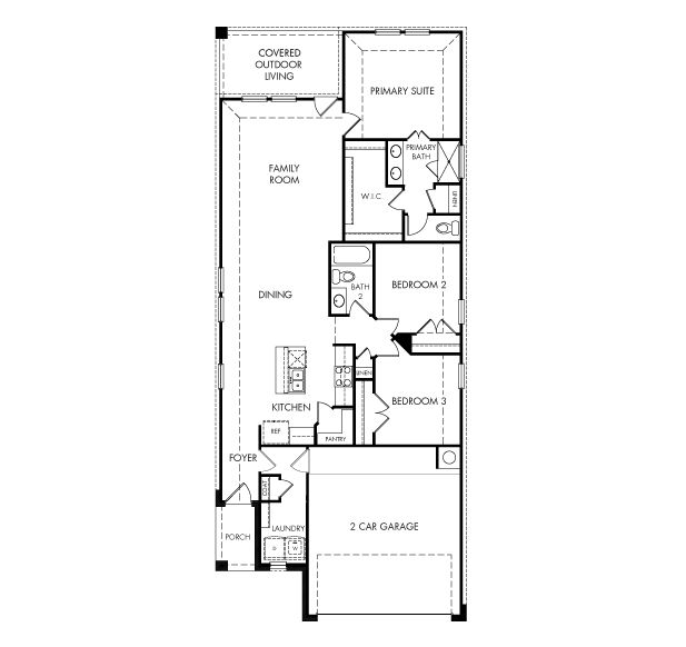 The Cascade (330) - Turner's Crossing - Americana Collection: Buda, Texas - Meritage Homes