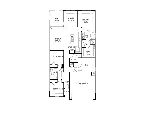The Callaghan (830) - Landing Meadows - Premier Series: New Caney, Texas - Meritage Homes