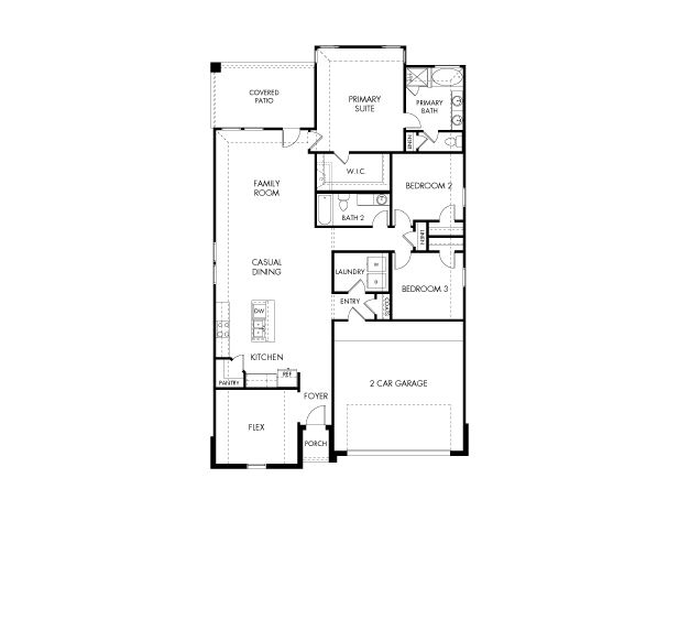 The Oleander (L401) - Kingdom Heights: Rosenberg, Texas - Meritage Homes