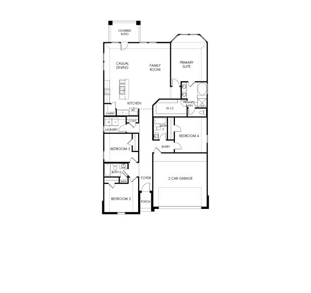 The Preston (L403) - Kingdom Heights: Rosenberg, Texas - Meritage Homes
