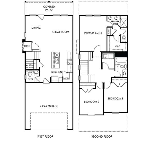 The Avery (S110) - Spring Brook Village - City Series: Houston, Texas - Meritage Homes