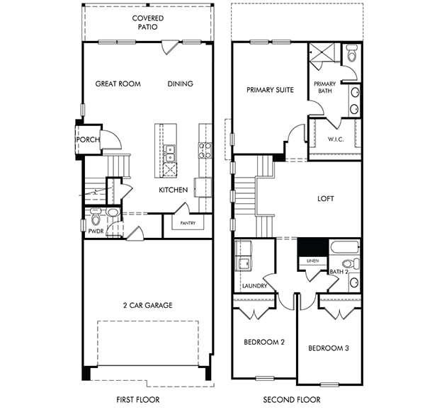 The Harlow (S135) - Parkway Commons - City Series: Missouri City, Texas - Meritage Homes