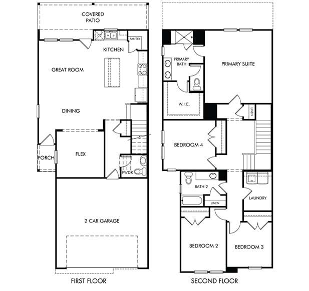 The Ryker (S150) - Parkway Commons - City Series: Missouri City, Texas - Meritage Homes
