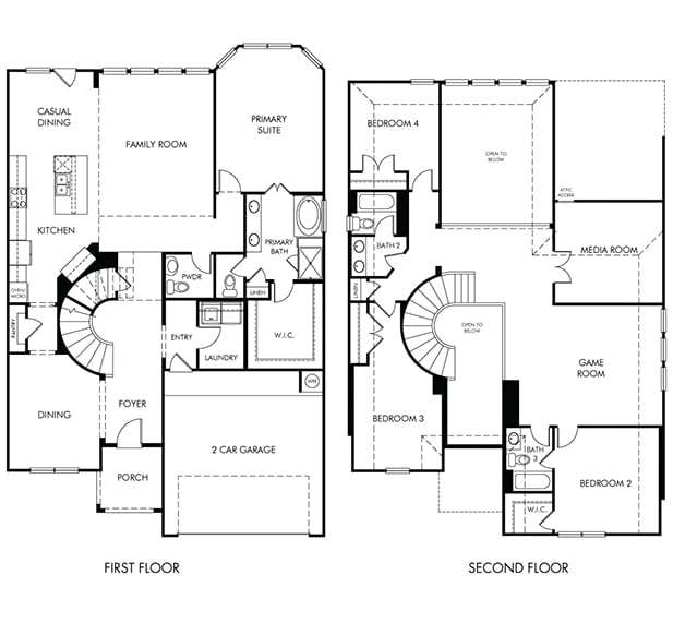 The Cedar (L412) - Kingdom Heights: Rosenberg, Texas - Meritage Homes