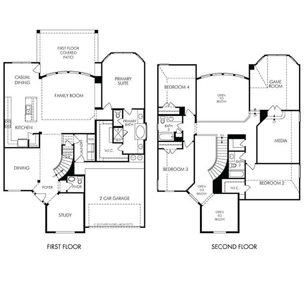 The Andes (L542) - Kingdom Heights: Rosenberg, Texas - Meritage Homes