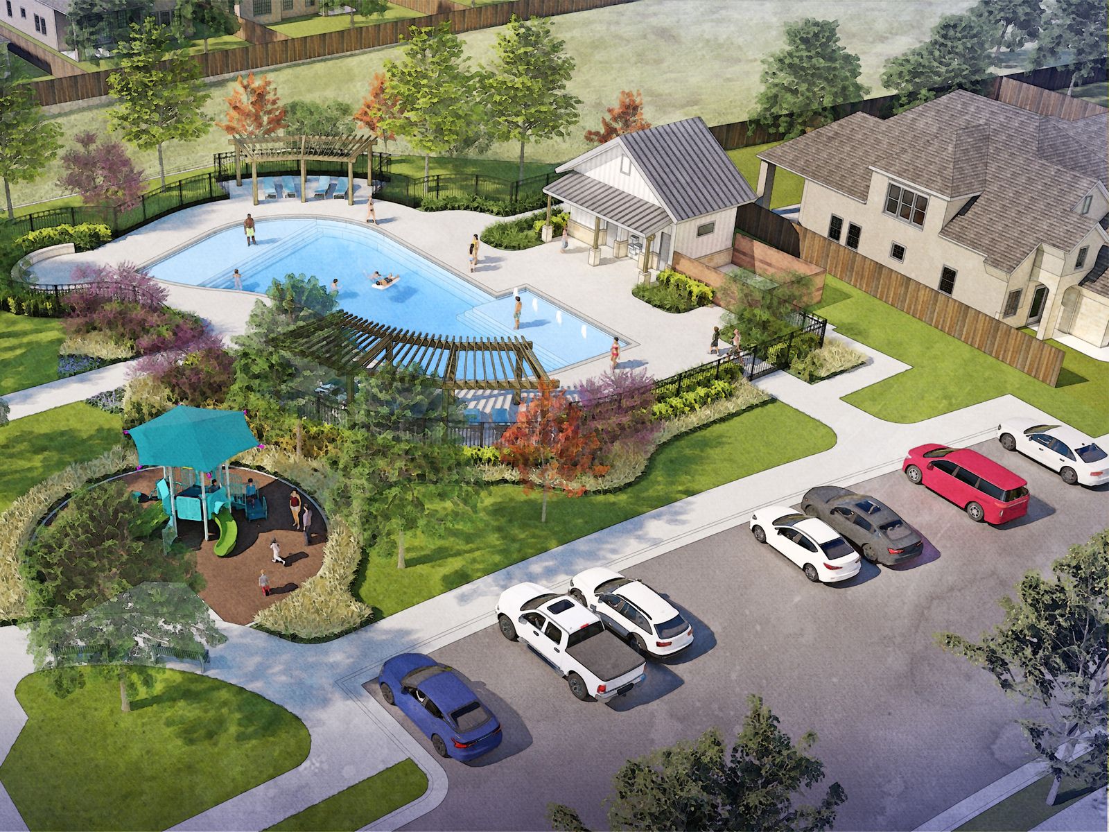 casa en Parks at Foster Crossing - Spring Series por Meritage Homes