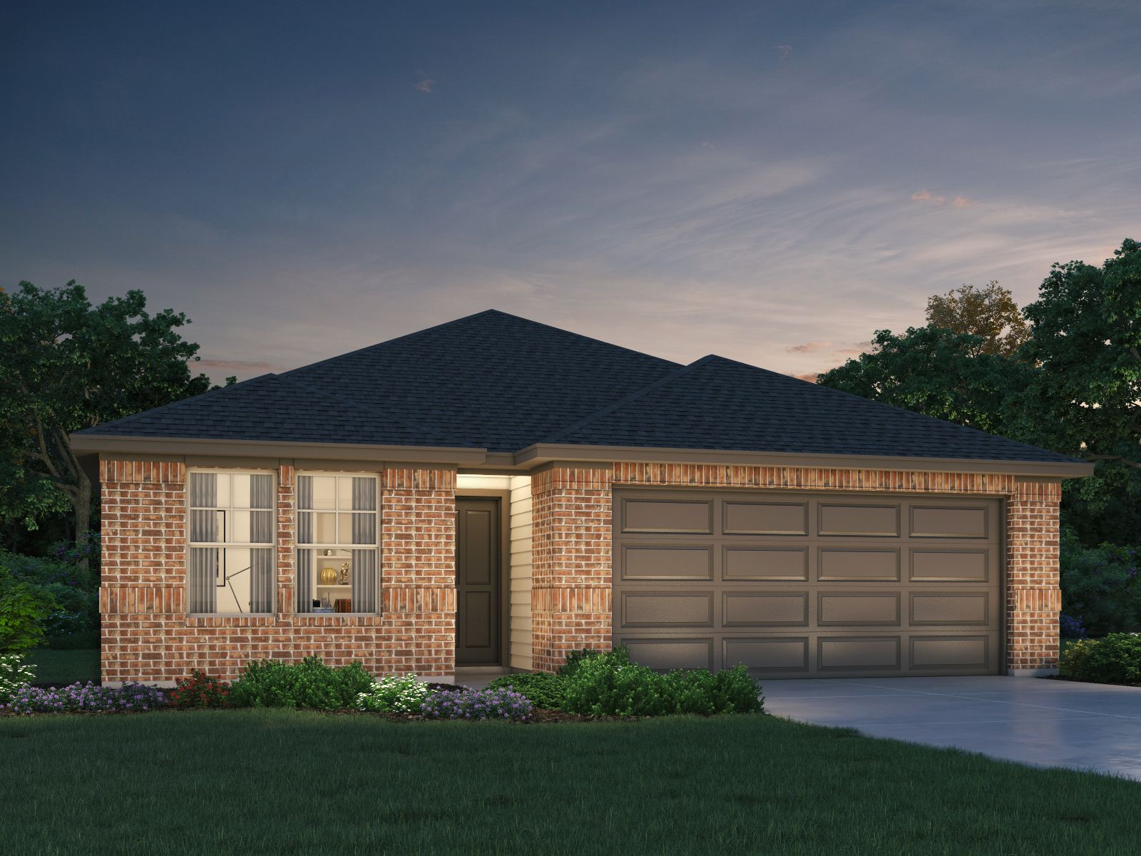 The Allen (840) - Landing Meadows - Premier Series: New Caney, Texas - Meritage Homes