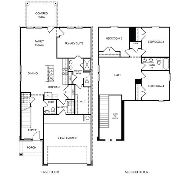 The Olympic (380) - Granger Pointe - Traditional Series: Conroe, Texas - Meritage Homes