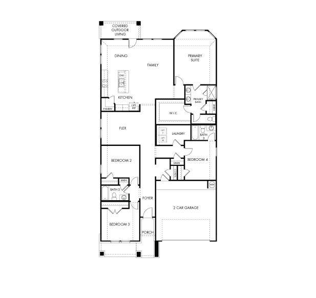 The Henderson (404) - Colony at Cole Springs - Boulevard Collection: Buda, Texas - Meritage Homes