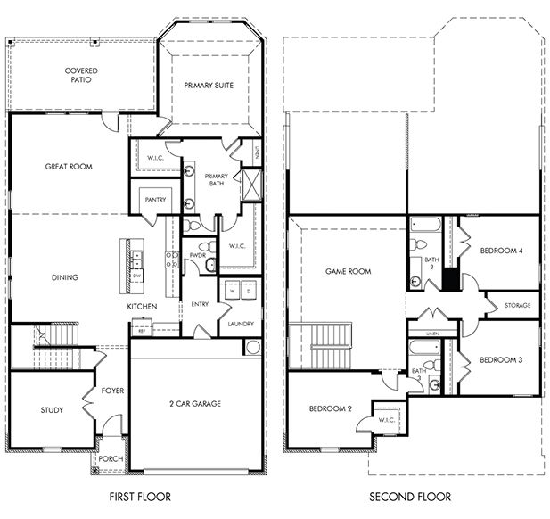 The Woodside (456) - Prairie Winds - Boulevard Collection: Hutto, Texas - Meritage Homes