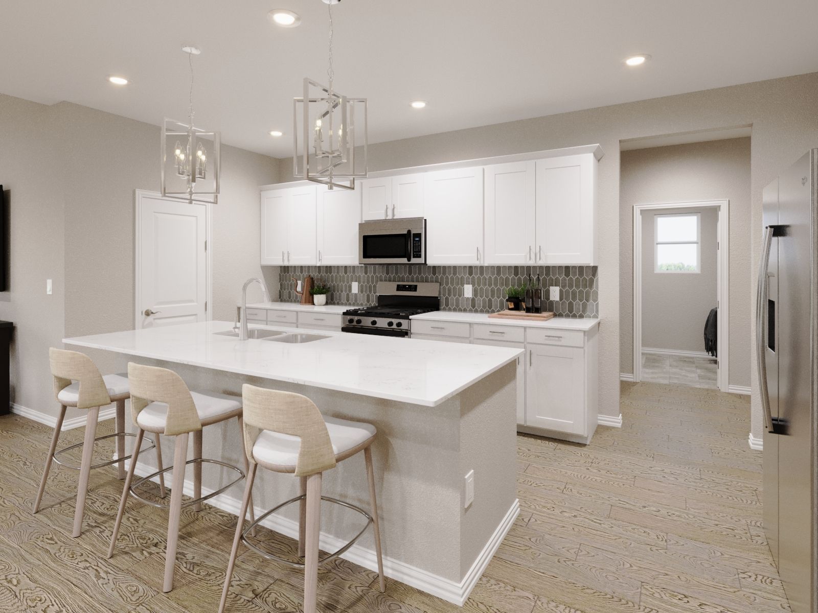 With a specious kitchen and large prep space, making meals has never been so easy.
