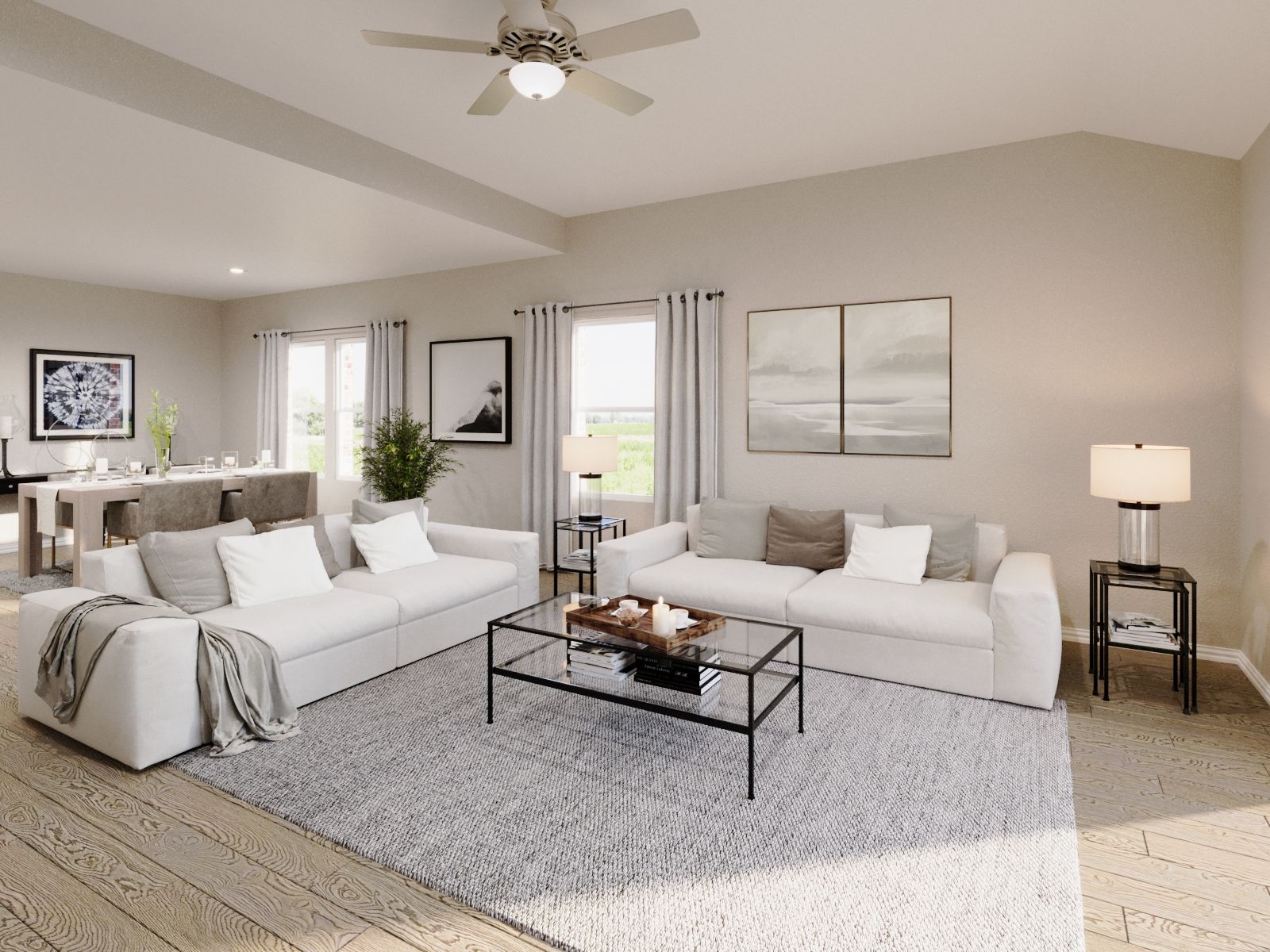 Relax after a long day in the cozy living room
