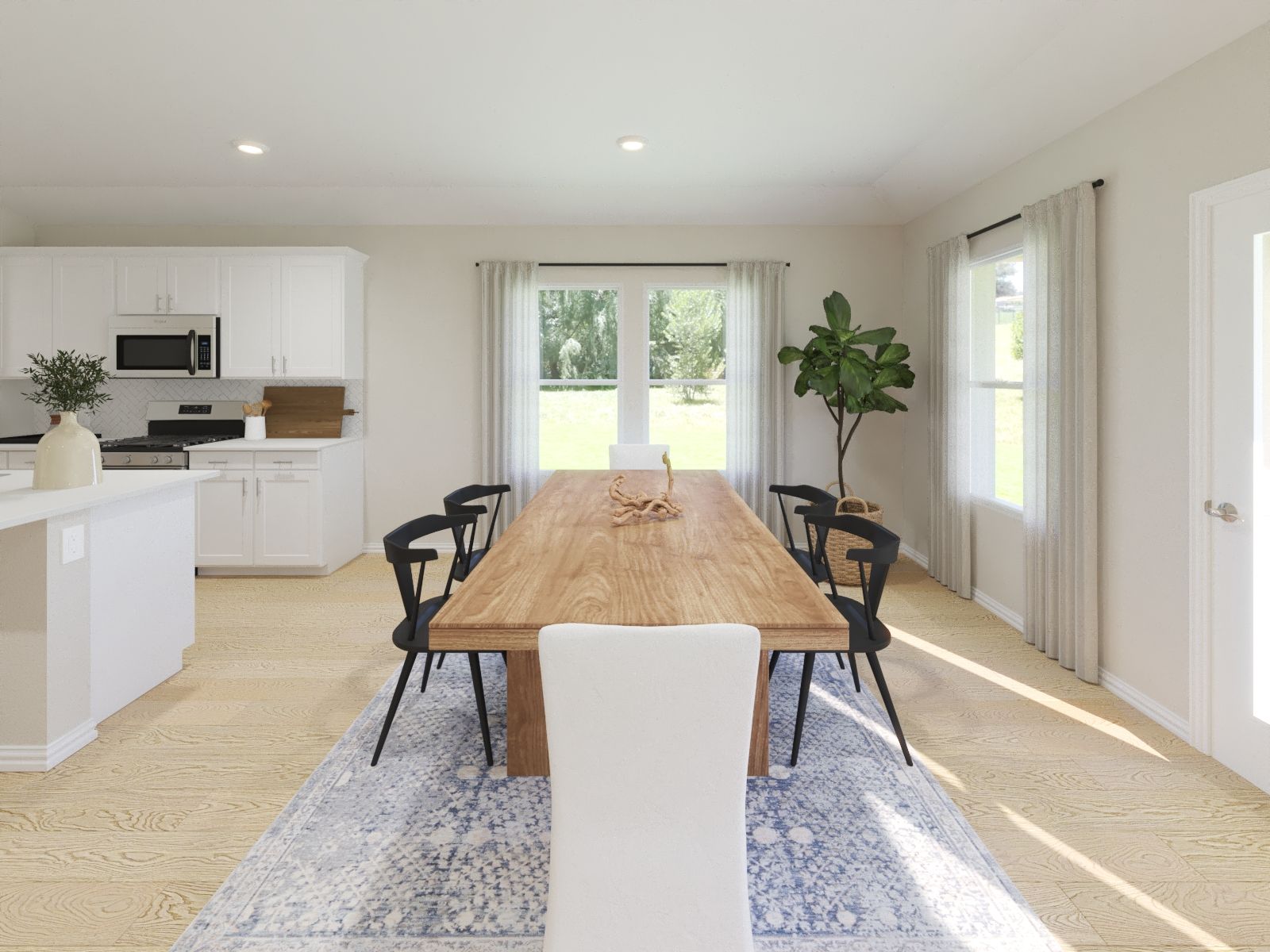 Downstairs primary suite offers privacy and tranquility
