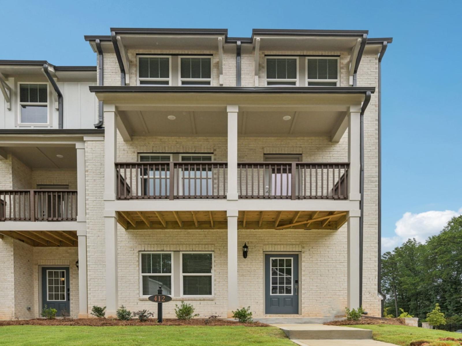 Leighton End Unit - Martin Springs - Highland Series: Lawrenceville, Georgia - Meritage Homes