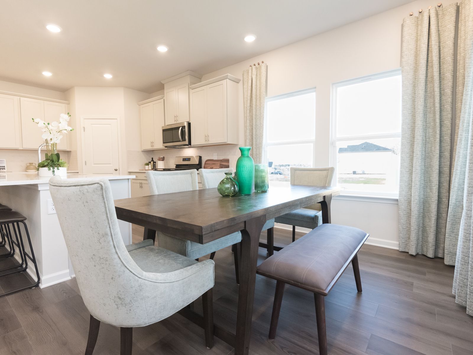 Hosting has never been easier with this spacious dining room.