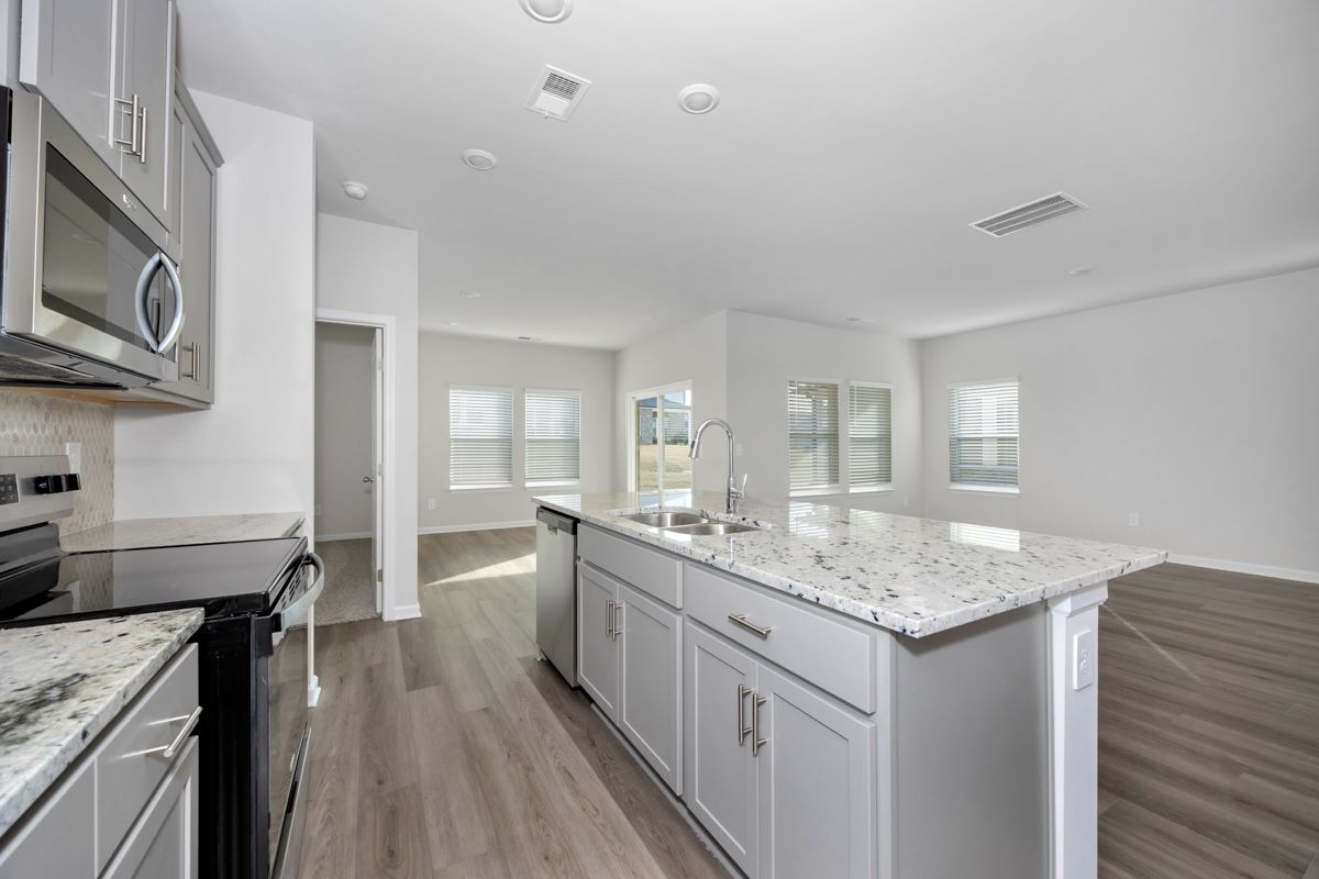 The Carolina floorplan with the Elemental Grey interior package.