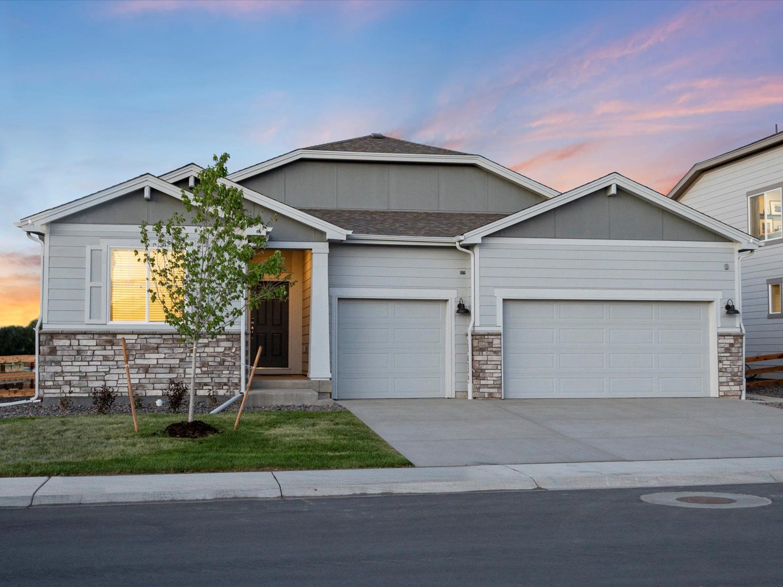 Poudre Heights: The Alpine Collection por Meritage Homes en Greeley Colorado